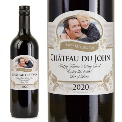 (image for) Father Personalised Fathers Day Gift Wine