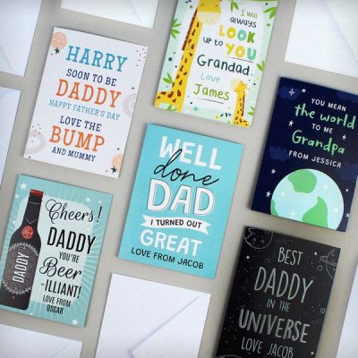 (image for) Personalised Well Done Dad... Card