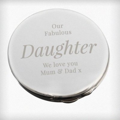 (image for) Personalised Free Text Compact Mirror