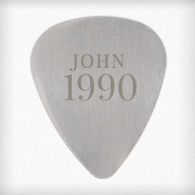 (image for) Personalised Year Silver Plectrum