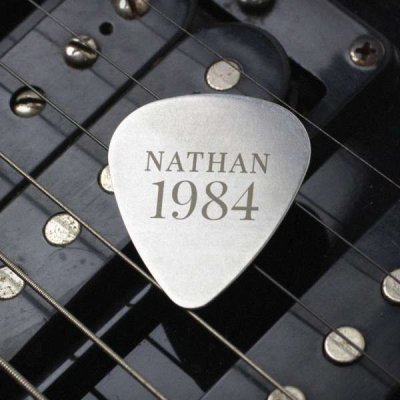 (image for) Personalised Year Silver Plectrum