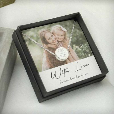 (image for) Personalised Photo Upload Necklace and Box