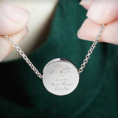 (image for) Personalised Photo Upload Necklace and Box