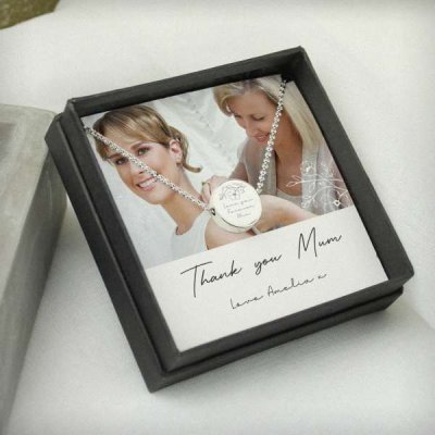 (image for) Personalised Photo Upload Necklace and Box