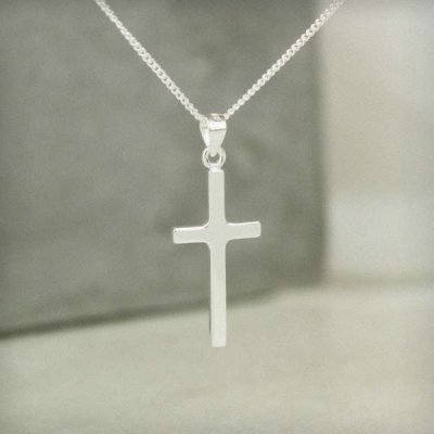 (image for) Personalised In Loving Memory Cross Sentiment Necklace and Box