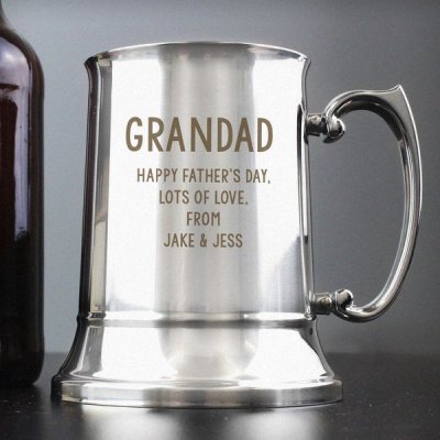 (image for) Personalised Free Text Stainless Steel Tankard