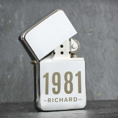 (image for) Personalised Date & Name Lighter