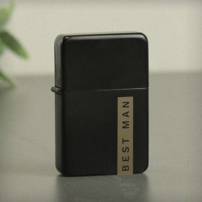 (image for) Personalised Name Only Black Lighter