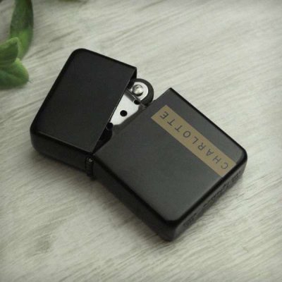 (image for) Personalised Name Only Black Lighter