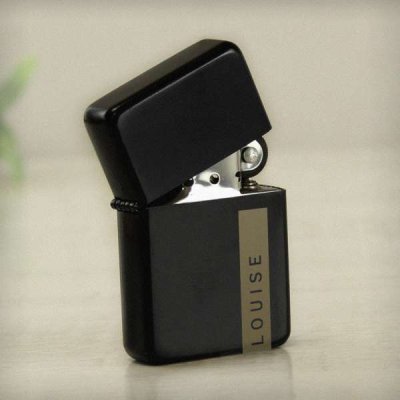 (image for) Personalised Name Only Black Lighter