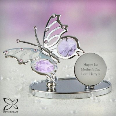 (image for) Personalised Crystocraft Butterfly Ornament