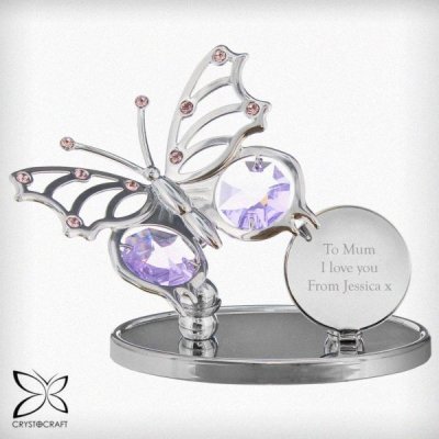 (image for) Personalised Crystocraft Butterfly Ornament