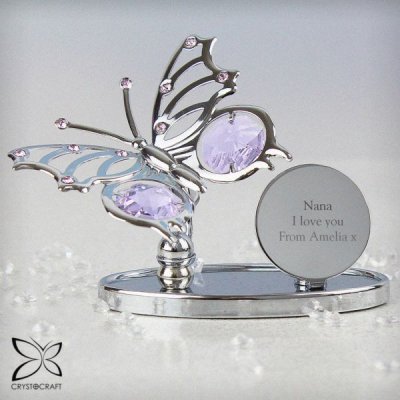 (image for) Personalised Crystocraft Butterfly Ornament