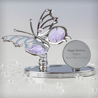 (image for) Personalised Crystocraft Butterfly Ornament