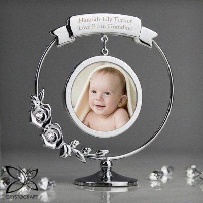 (image for) Personalised Crystocraft Photo Frame Ornament