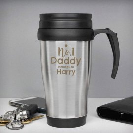 (image for) Personalised No.1 Daddy Travel Mug