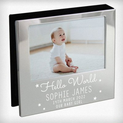 (image for) Personalised Hello World 6x4 Photo Frame Album