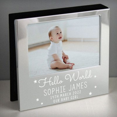 (image for) Personalised Hello World 6x4 Photo Frame Album