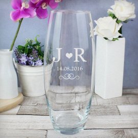 (image for) Personalised Monogram Bullet Vase