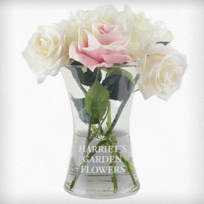 (image for) Personalised Bold Font Glass Vase