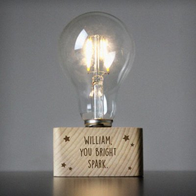 (image for) Personalised Stars LED Bulb Table Lamp