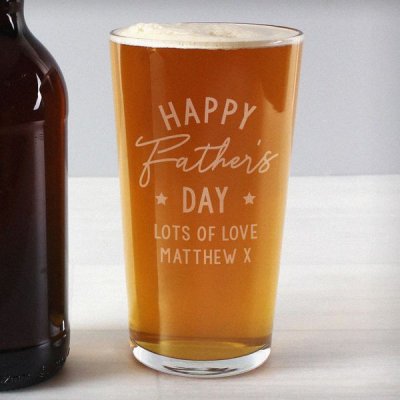 (image for) Personalised Father's Day Pint Glass