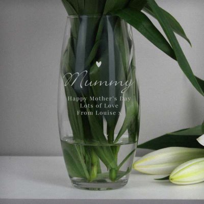 (image for) Personalised Love Heart Bullet Vase