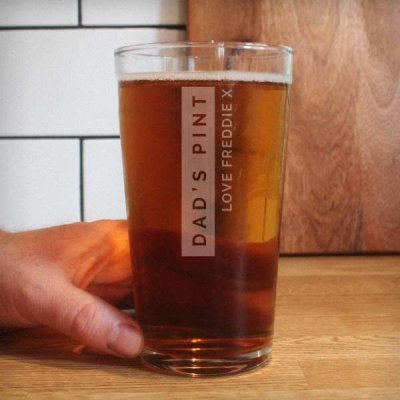 (image for) Personalised Free Text Pint Glass