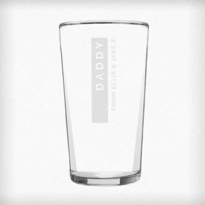 (image for) Personalised Free Text Pint Glass