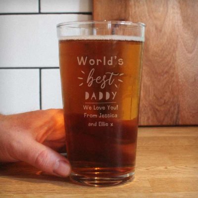 (image for) Personalised World's Best Pint Glass