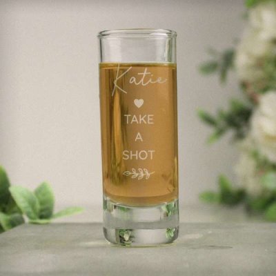 (image for) Personalised Free Text Botanical Shot Glass