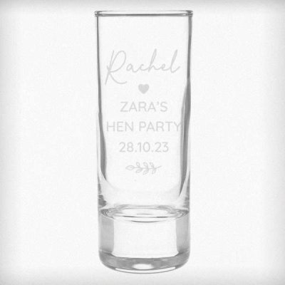 (image for) Personalised Free Text Botanical Shot Glass