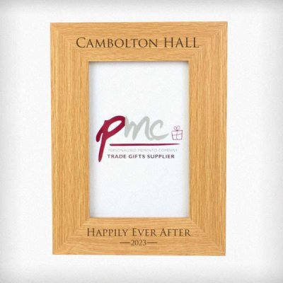 (image for) Bespoke Design Oak 6x4 Portrait Frame