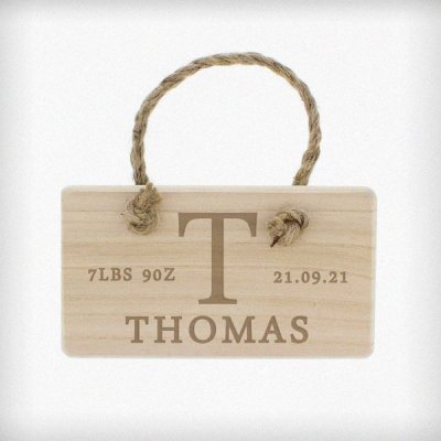 (image for) Personalised Initial Wooden Sign