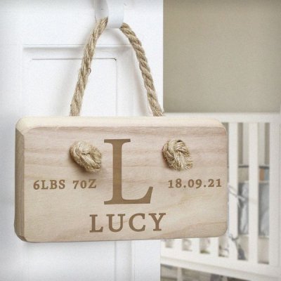 (image for) Personalised Initial Wooden Sign