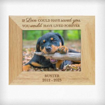 (image for) Personalised Pet Memorial 5x7 Photo Frame