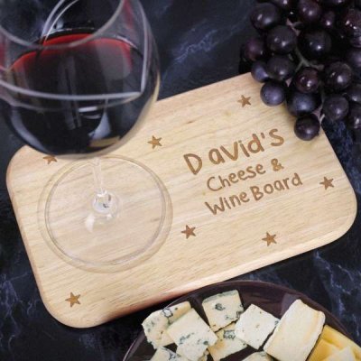 (image for) Personalised Stars Wooden Coaster Tray