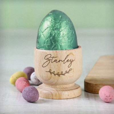 (image for) Personalised Name Wooden Egg Cup