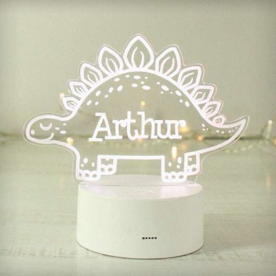 (image for) Personalised Dinosaur LED Colour Changing Night Light