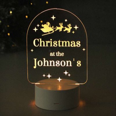 (image for) Personalised Free Text Christmas LED Light