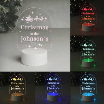 (image for) Personalised Free Text Christmas LED Light