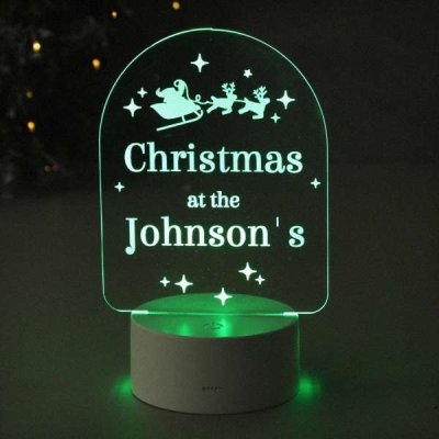 (image for) Personalised Free Text Christmas LED Light