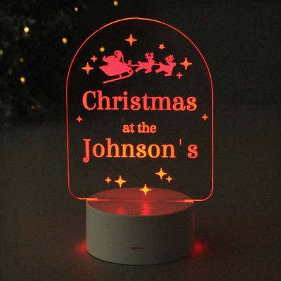 (image for) Personalised Free Text Christmas LED Light