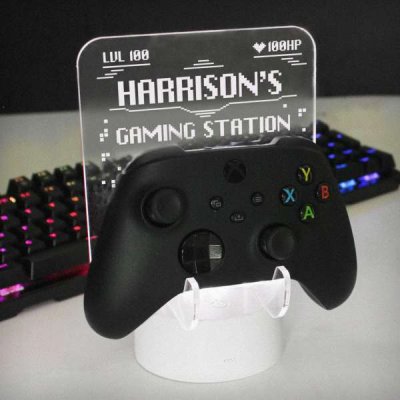 (image for) Personalised Gaming Controller Holder LED Colour Changing Light