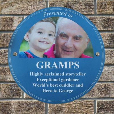 (image for) Personalised Photo Upload Heritage Plaque