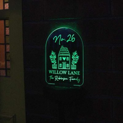 (image for) Personalised Home Outdoor Solar Light