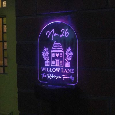 (image for) Personalised Home Outdoor Solar Light