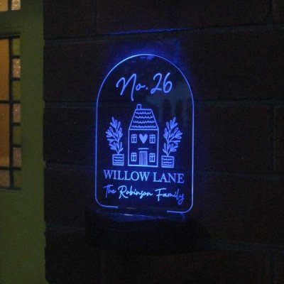 (image for) Personalised Home Outdoor Solar Light