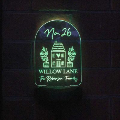 (image for) Personalised Home Outdoor Solar Light