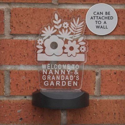 (image for) Personalised Plant Pot Outdoor Solar Light